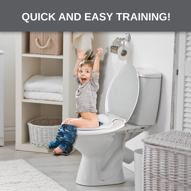 Potty seat deals for elongated toilet